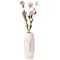 Fabulaxe 9.5 H Decorative Ceramic Abstract Face Modern Statue Sculpture Flower Centerpiece Vase, Bone White QI004052.LGY - alternate 6